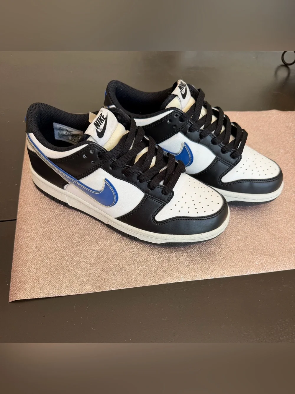 Nike Dunk Low GS Hyper Royal Blue Sneakers - Youth (Size: 5Y Grade School)